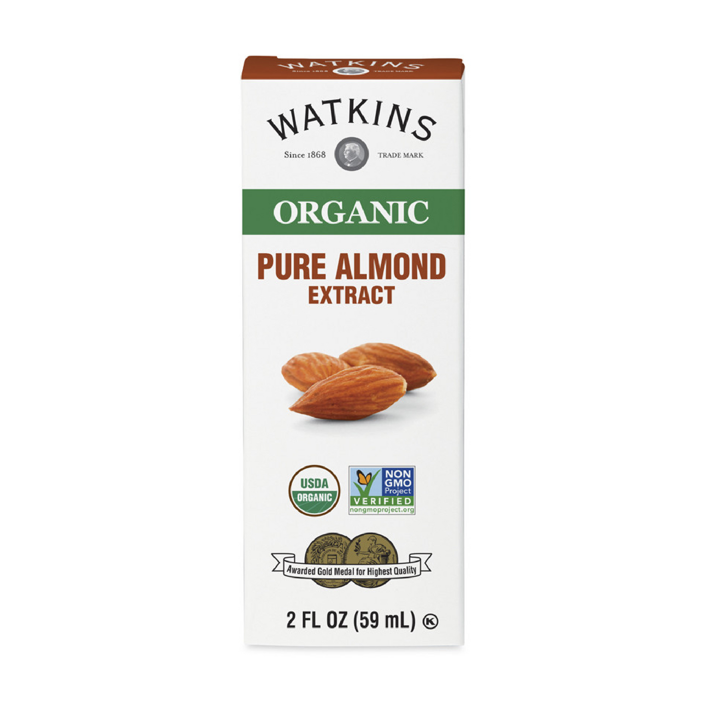 Organic Pure Almond Extract, 2 FL. OZ.