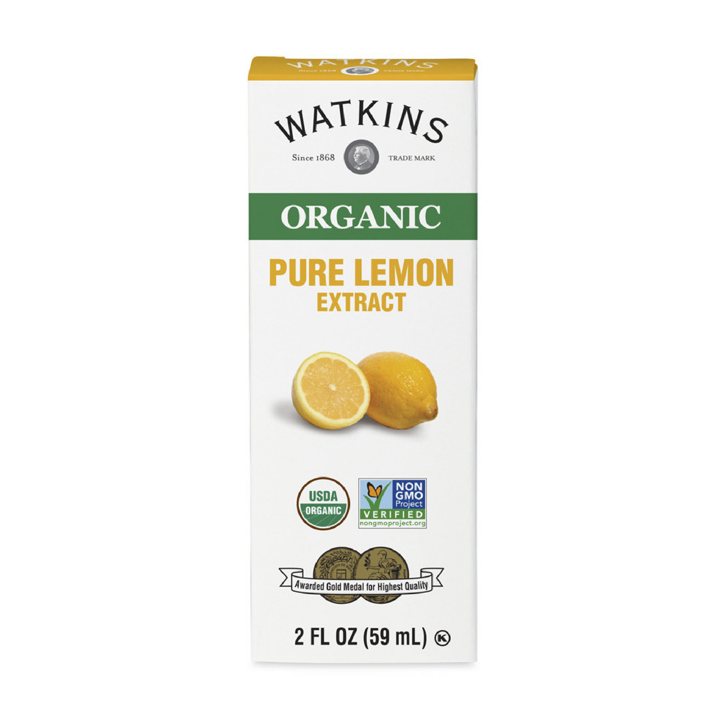 Organic Pure Lemon Extract, 2 FL. OZ.