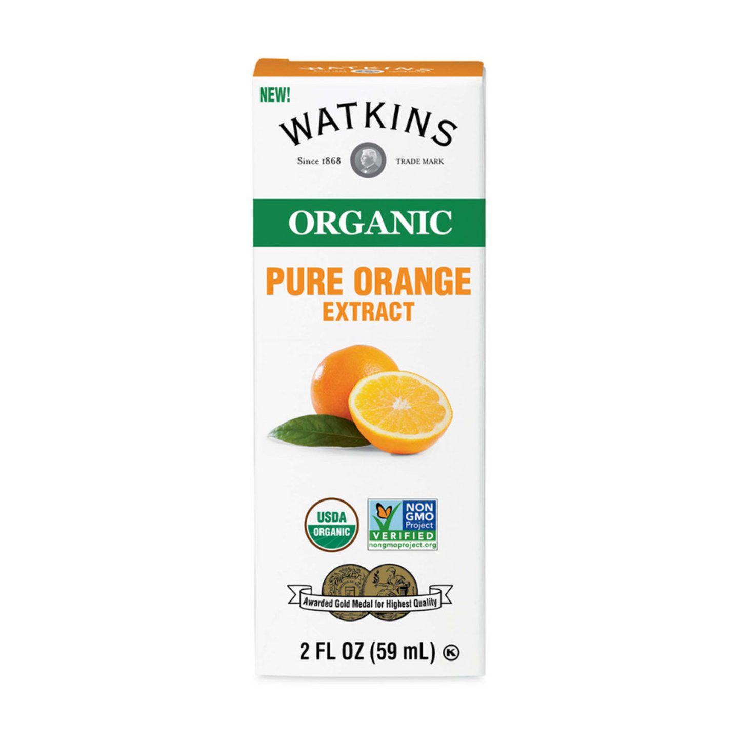 Organic Pure Orange Extract, 2 FL. OZ.